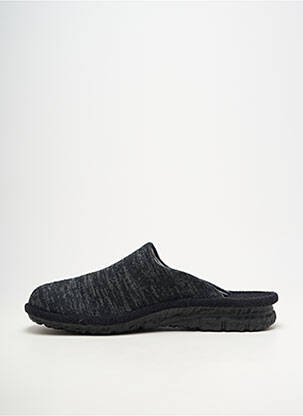 Chaussons/pantoufles bout rond bout rond gris WESTLAND homme