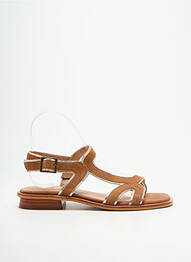 Sandales/nu pieds fermeture boucle(s) talon plat jusqu'à 3cm marron EMILIE KARSTON femme