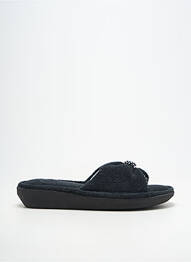Chaussons/pantoufles talon plat jusqu'à 3cm noir ISOTONER femme