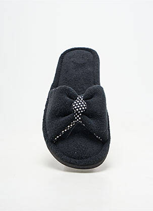 Chaussons/pantoufles talon plat jusqu'à 3cm noir ISOTONER femme