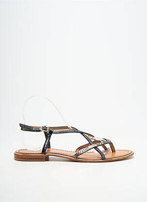 Sandales/nu pieds fermeture boucle(s) talon plat jusqu'à 3cm noir LES TROPEZIENNES PAR M.BELARBI femme
