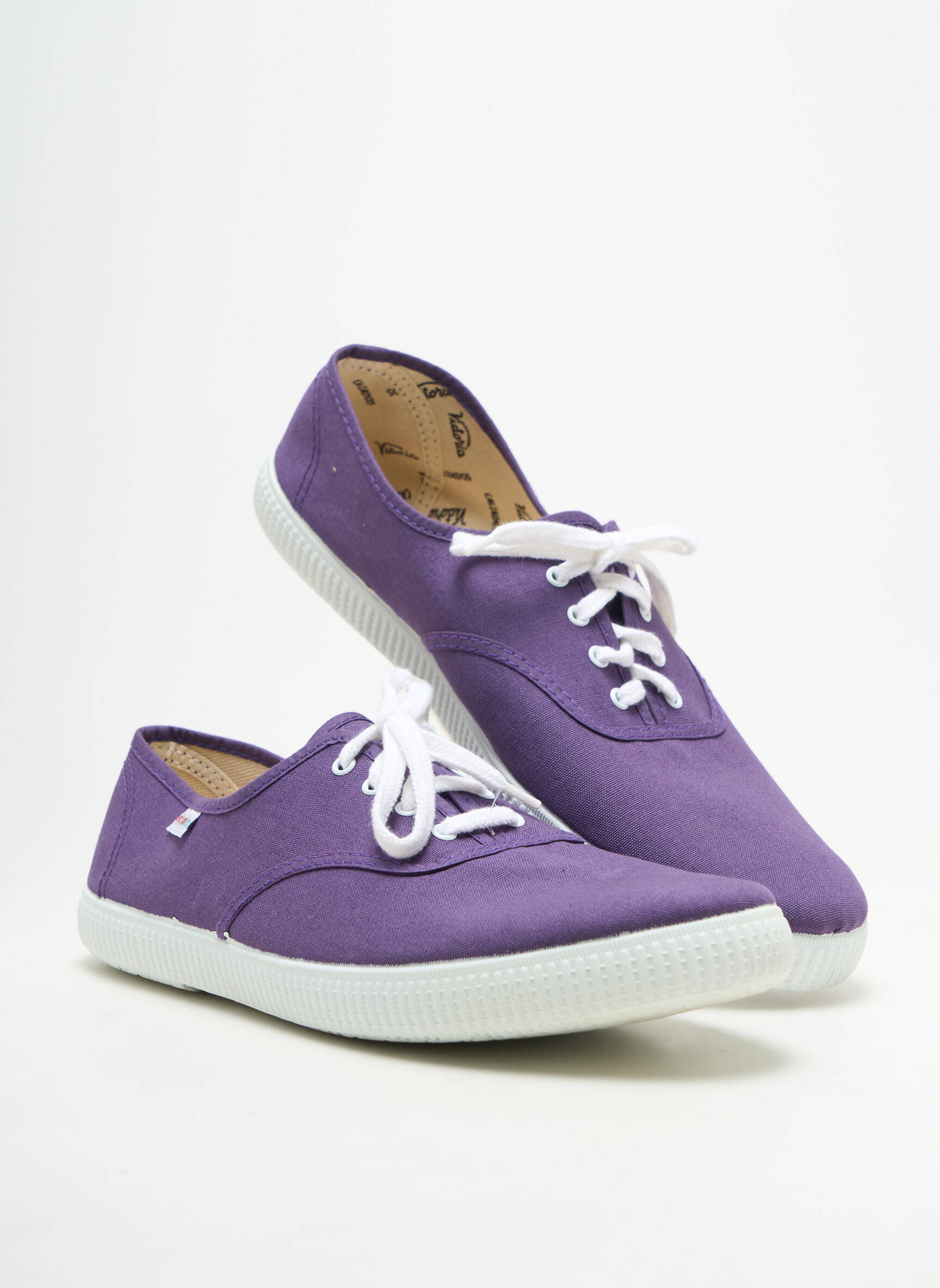 Baskets bout rond bout rond violet VICTORIA unisexe
