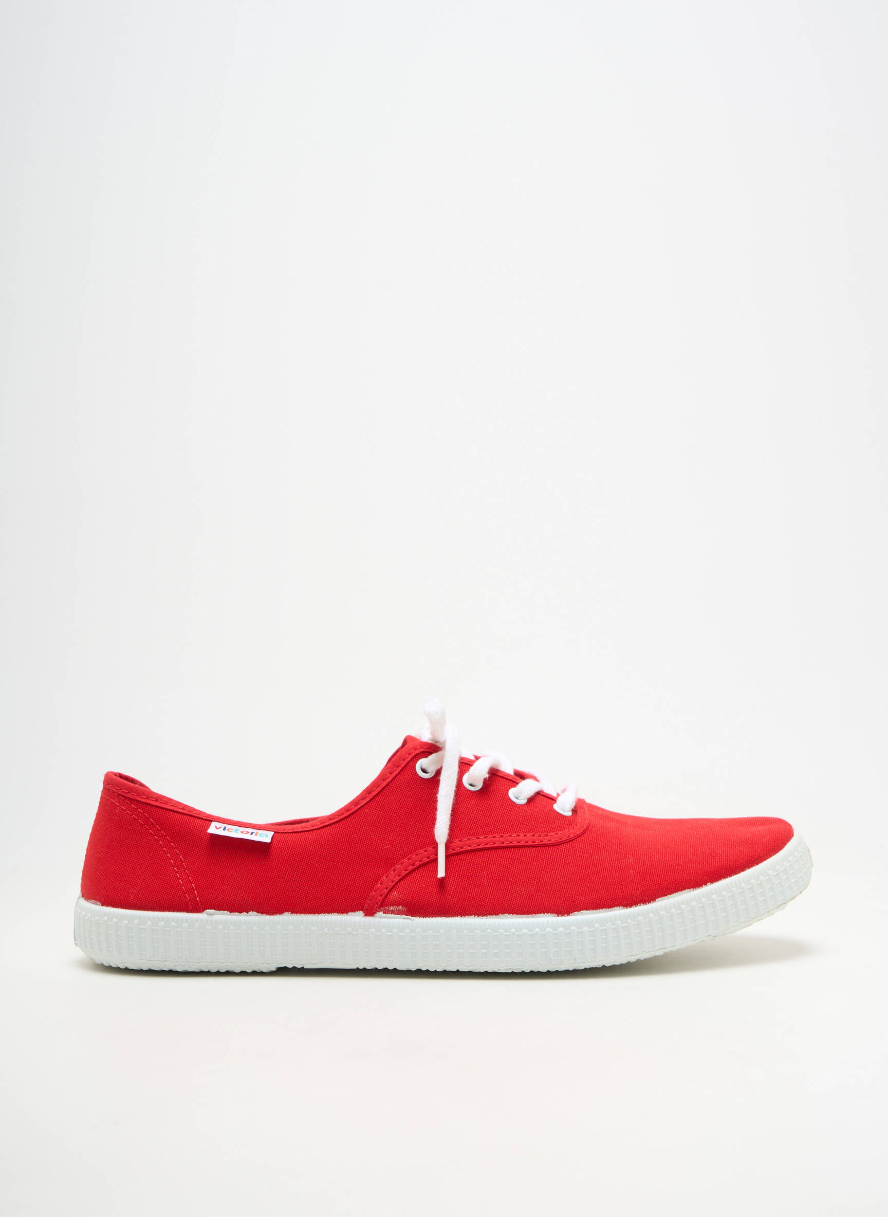 Baskets fermeture lacets rouge VICTORIA homme