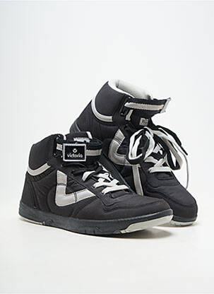 Baskets bout rond bout rond noir VICTORIA homme