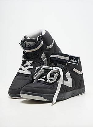 Baskets bout rond bout rond noir VICTORIA homme