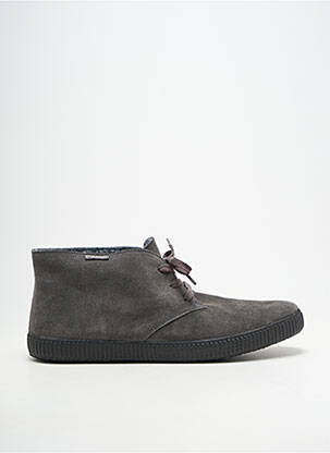 Baskets fourrée bout rond gris VICTORIA homme