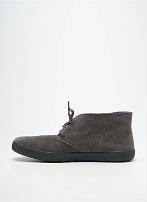 Baskets fourrée bout rond gris VICTORIA homme
