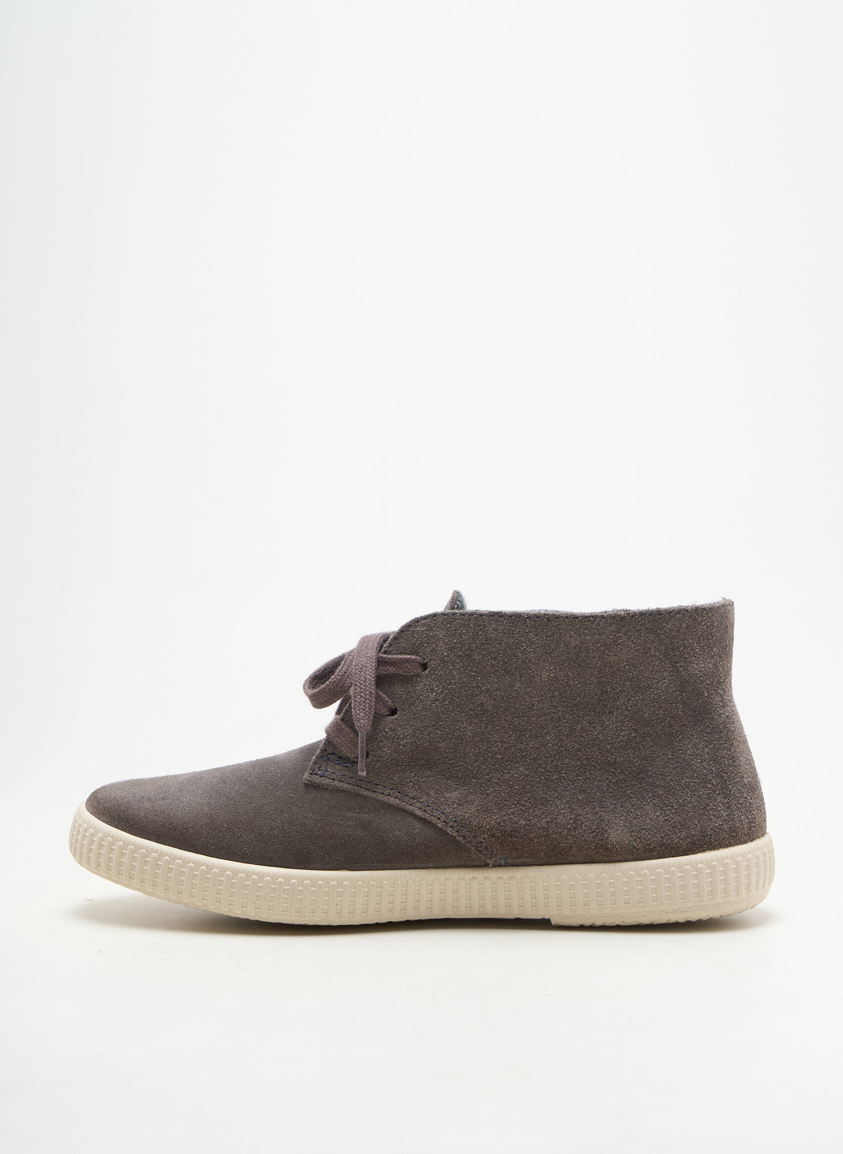 Baskets fourrée bout rond gris VICTORIA unisexe