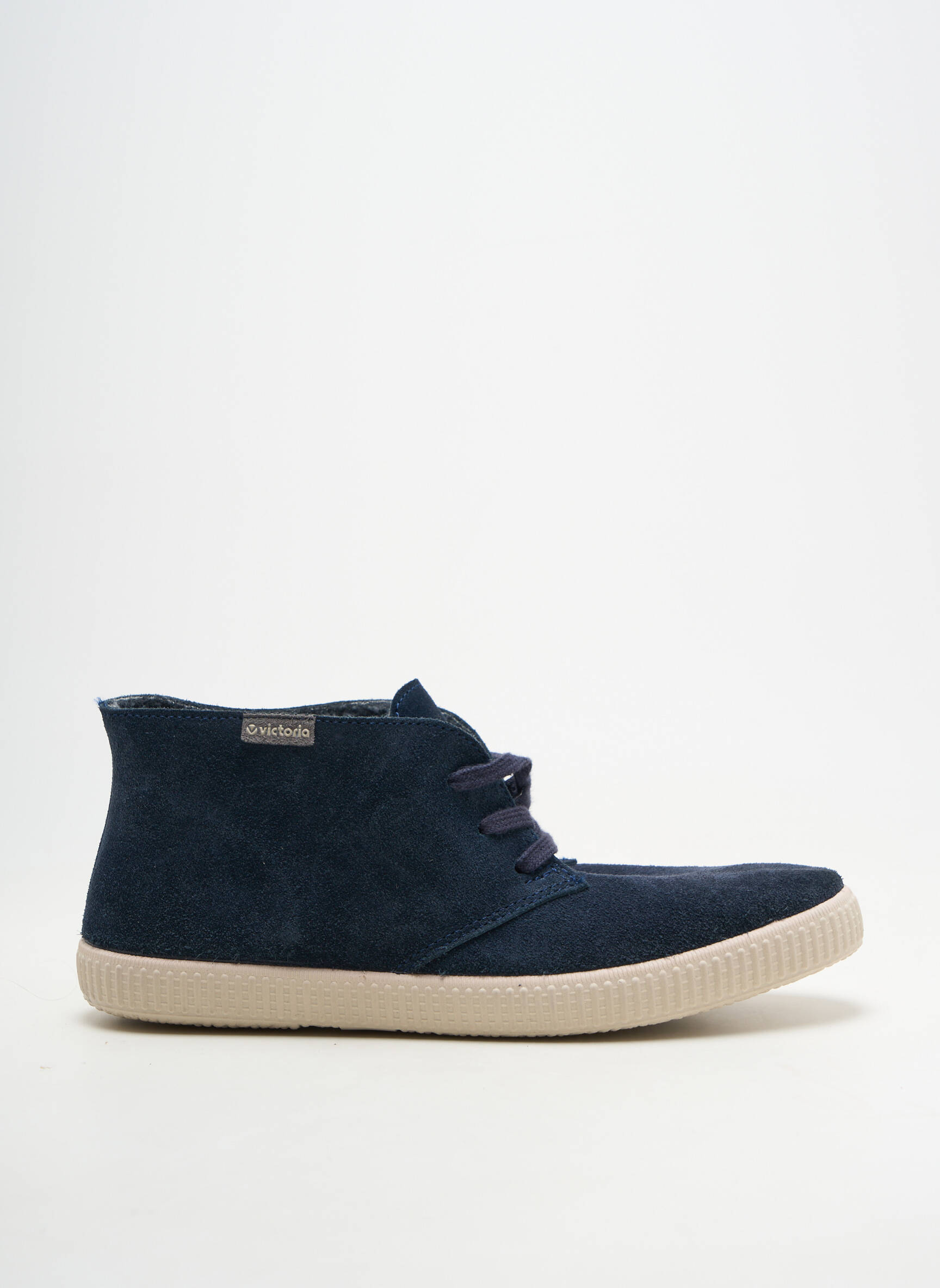 Baskets fourrée bout rond bleu VICTORIA unisexe