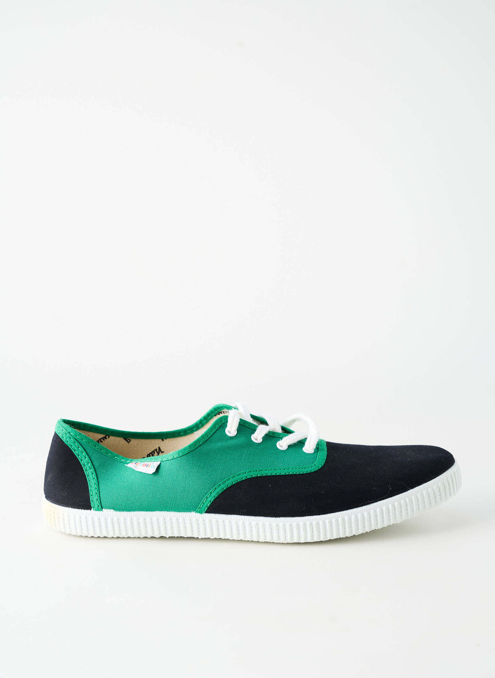 Baskets bout rond bout rond vert VICTORIA unisexe