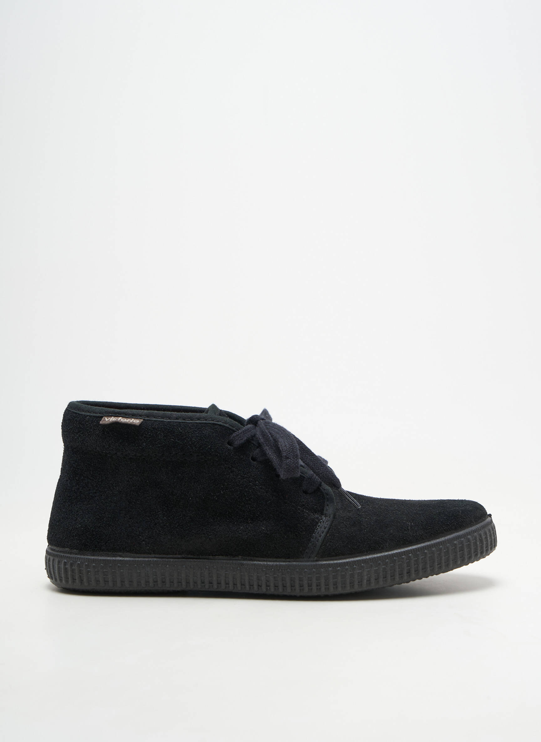 Baskets bout rond bout rond noir VICTORIA unisexe