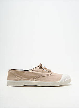 Slip ons fermeture lacets talon plat jusqu'à 3cm beige BENSIMON femme