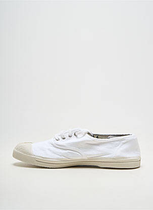 Slip ons fermeture lacets talon plat jusqu'à 3cm blanc BENSIMON femme