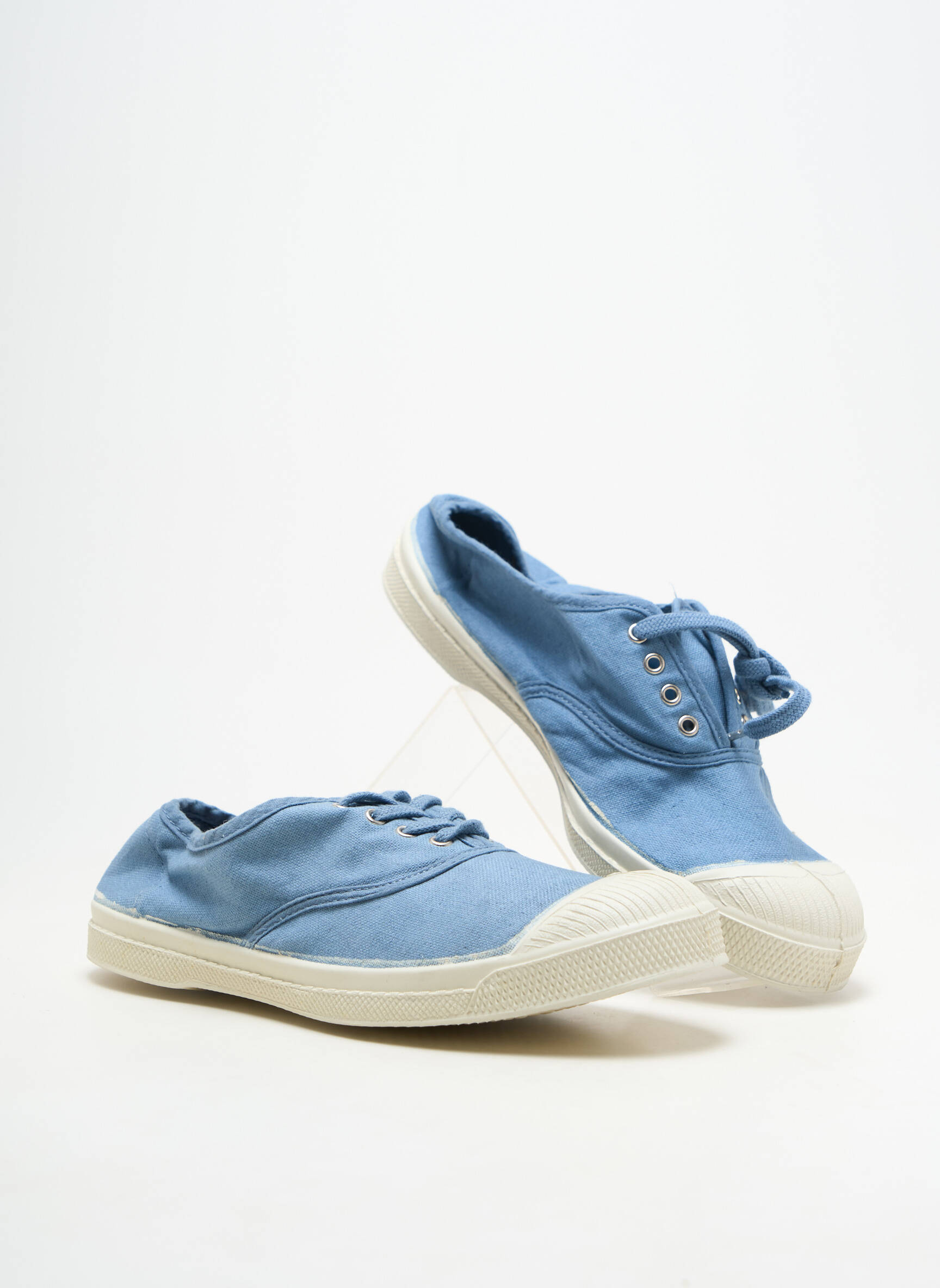 Baskets bout rond bout rond bleu BENSIMON unisexe