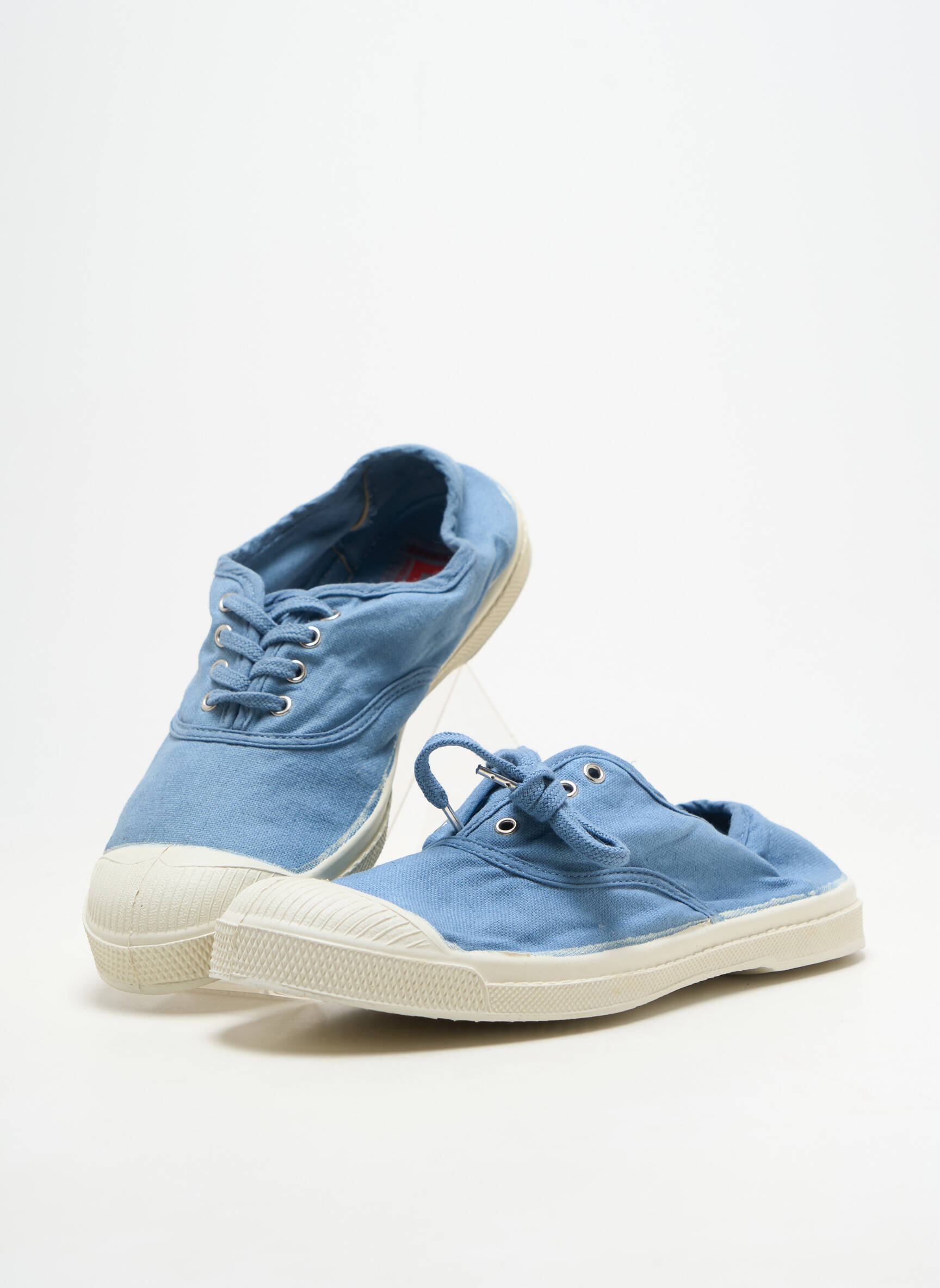 Baskets bout rond bout rond bleu BENSIMON unisexe
