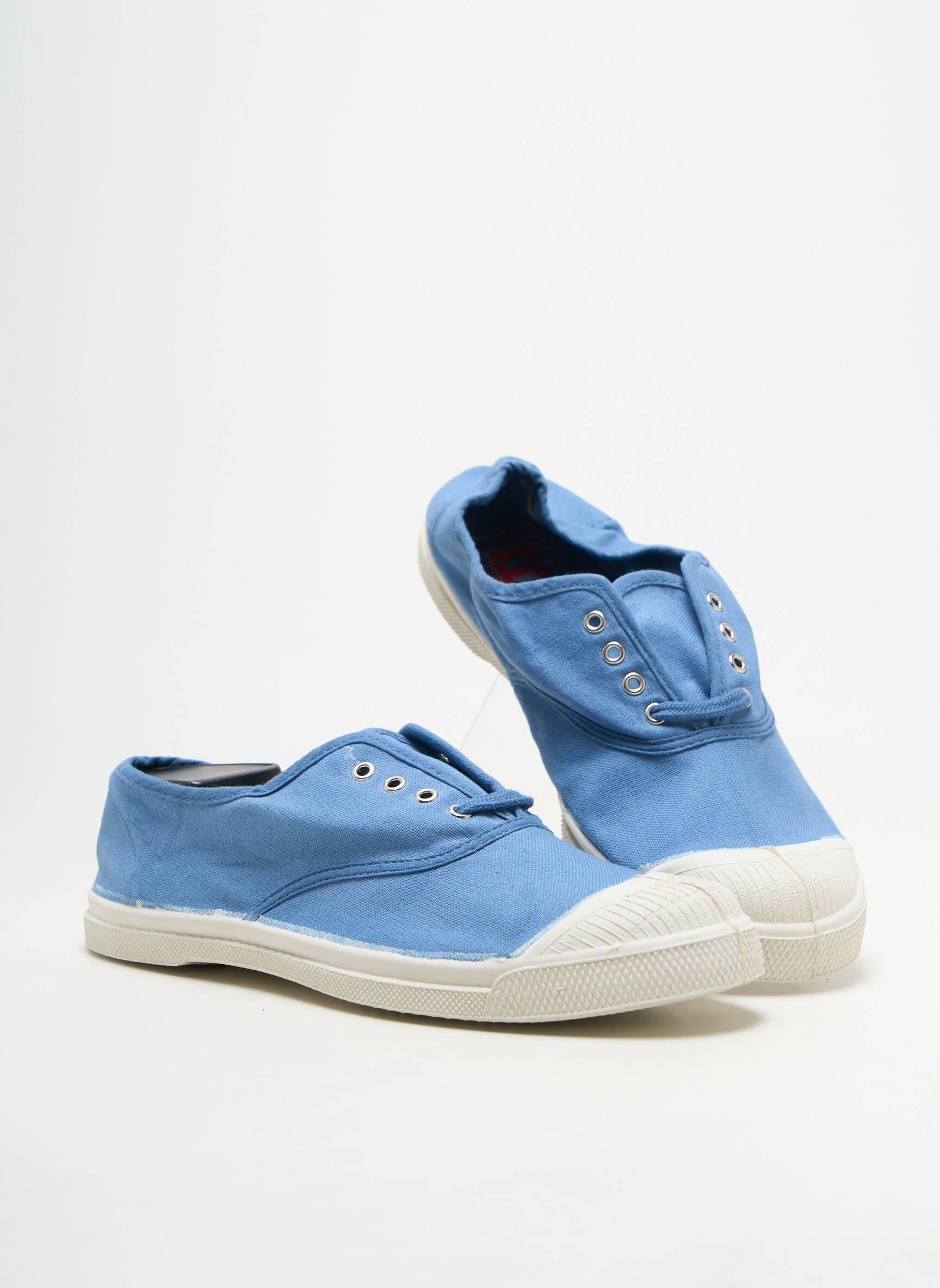 Baskets bout rond bout rond bleu BENSIMON unisexe