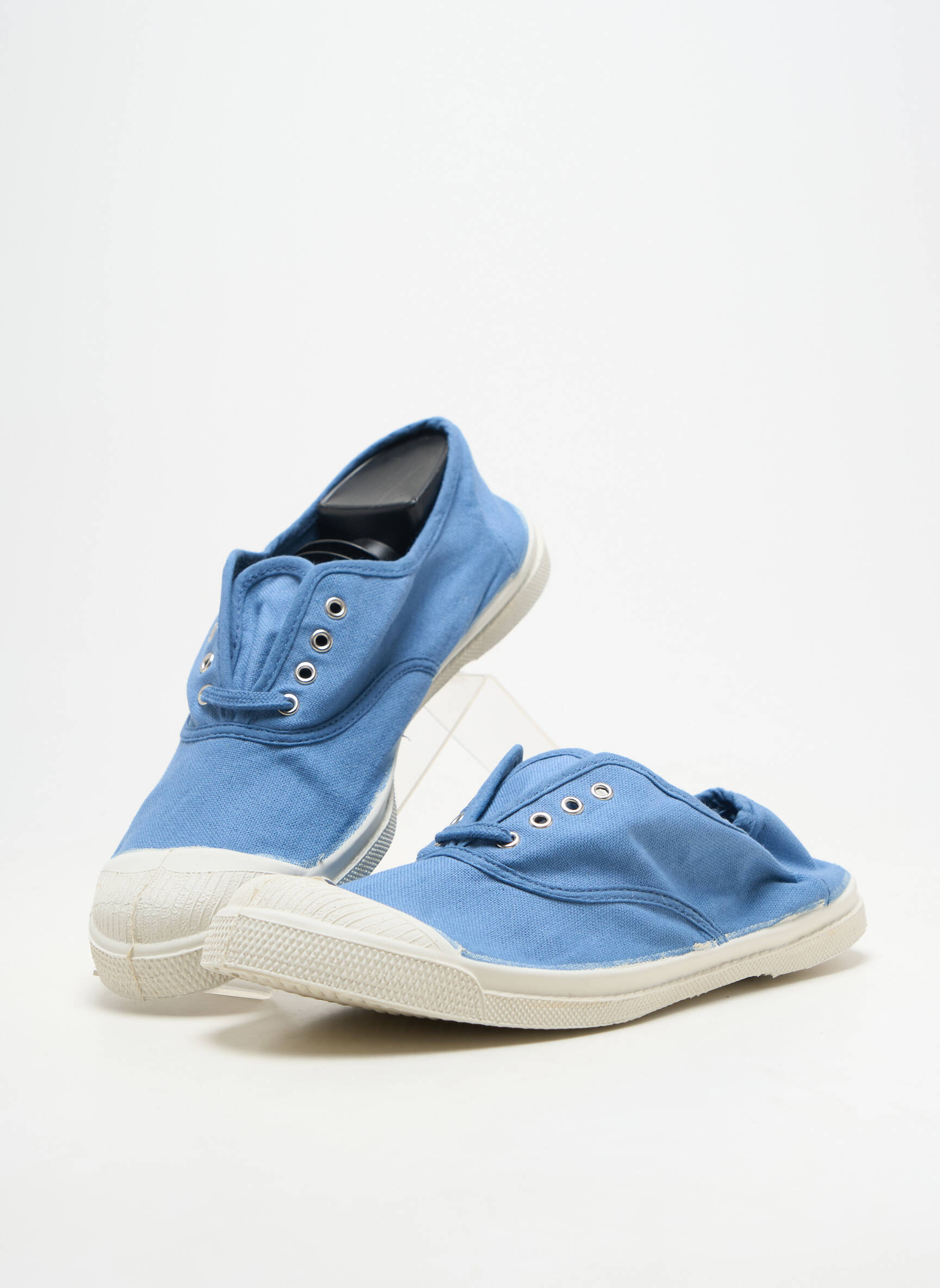 Baskets bout rond bout rond bleu BENSIMON unisexe