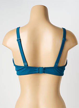 Haut de maillot de bain stretch haut soutien-gorge balconnet vert SANS COMPLEXE femme