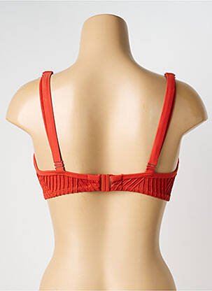 Haut de maillot de bain stretch haut triangles orange SANS COMPLEXE femme