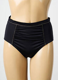 Bas de maillot de bain effet matière satinée culotte noir SANS COMPLEXE femme