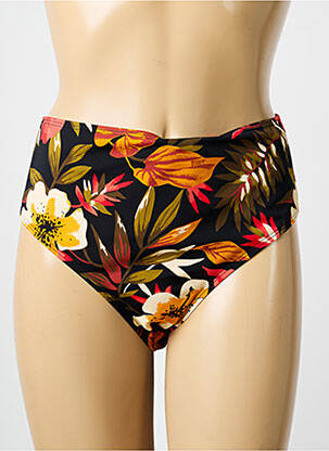 Bas de maillot de bain imprimé fleurs culotte noir SANS COMPLEXE femme