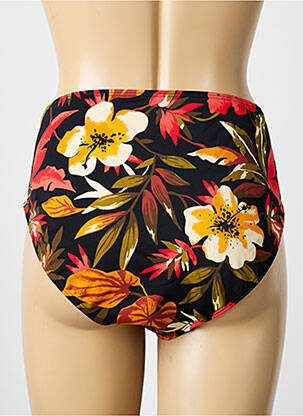Bas de maillot de bain imprimé fleurs culotte noir SANS COMPLEXE femme