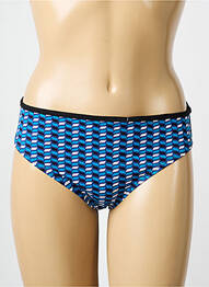 Bas de maillot de bain stretch culotte bleu SANS COMPLEXE femme