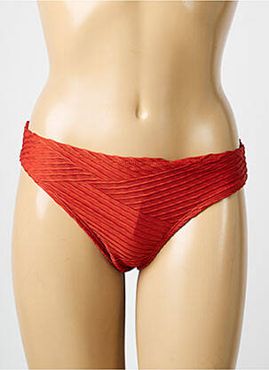 Bas de maillot de bain stretch culotte orange SANS COMPLEXE femme