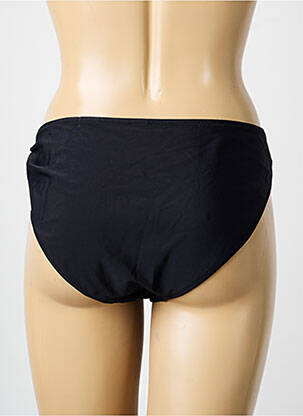 Bas de maillot de bain effet matière satinée culotte noir ESCORT femme