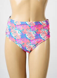 Bas de maillot de bain imprimé tie and dye culotte rose ESCORT femme