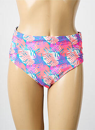Bas de maillot de bain imprimé tie and dye culotte rose ESCORT femme
