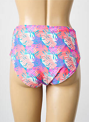 Bas de maillot de bain imprimé tie and dye culotte rose ESCORT femme