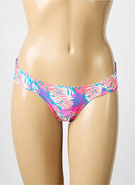 Bas de maillot de bain imprimé tie and dye culotte rose ESCORT femme