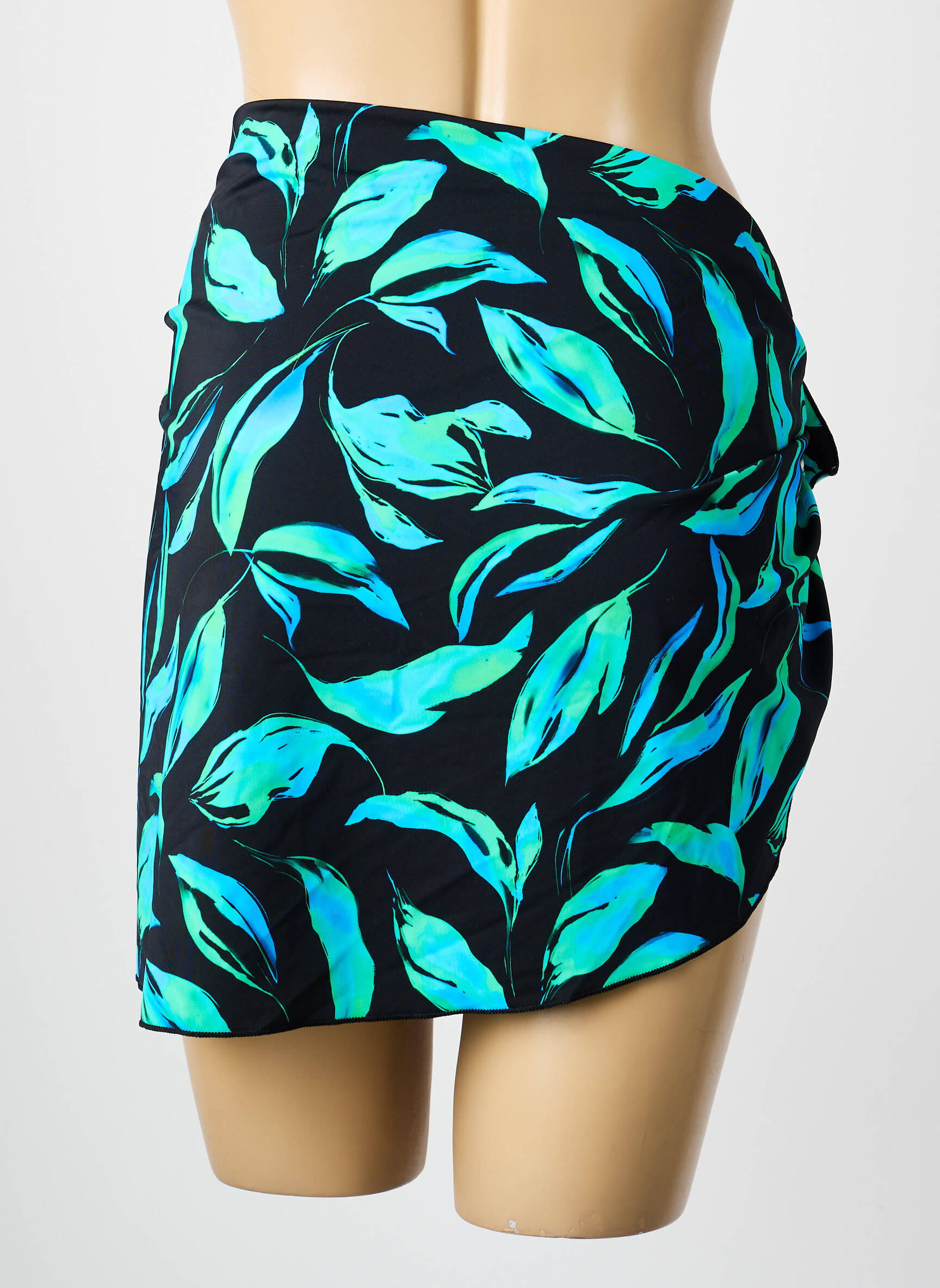 Paréo imprimé fantaisie noir SUN PROJECT femme