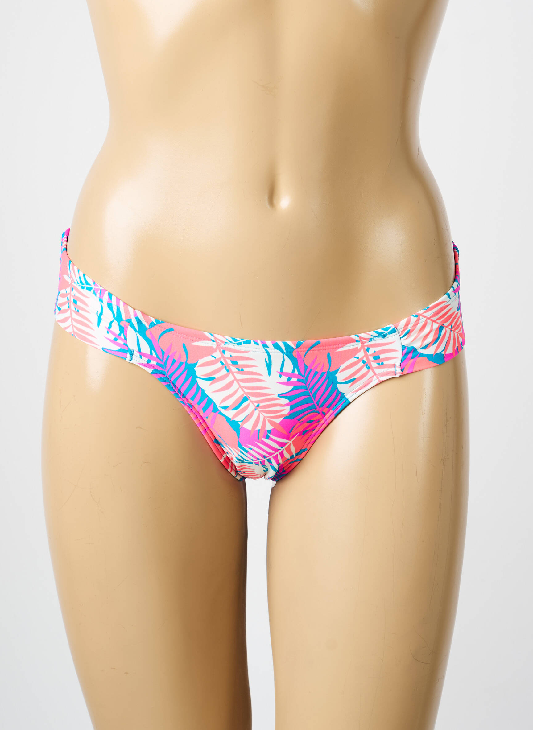 Bas de maillot de bain imprimé tie and dye culotte rose ESCORT femme