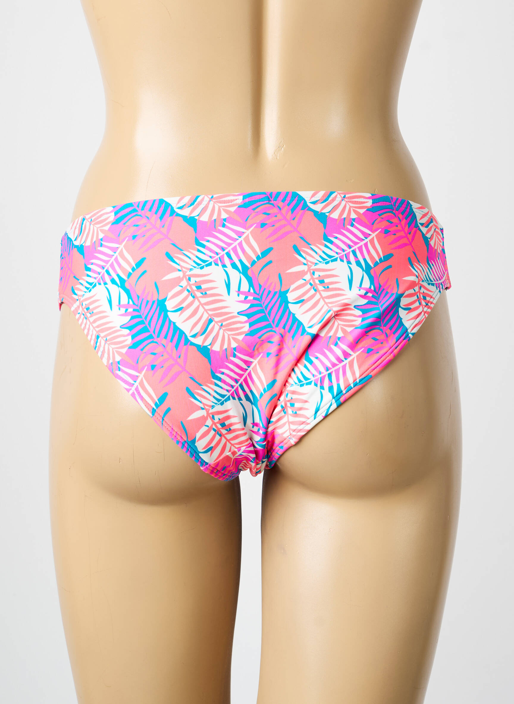 Bas de maillot de bain imprimé tie and dye culotte rose ESCORT femme
