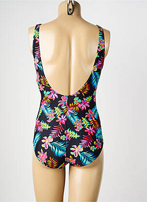 Maillot de bain 1 pièce bretelles élastiquées amovibles haut soutien-gorge avec mousse de rembourrage amovible noir SUN PROJECT femme