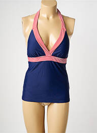 Top de bain stretch bleu SASSA femme