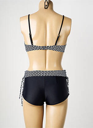 Maillot de bain 2 pièces haut soutien-gorge moulé haut soutien-gorge moulé noir SUN PROJECT femme