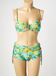Maillot de bain 2 pièces avec armature vert SUN PROJECT femme