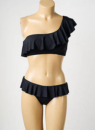 Maillot de bain 2 pièces haut bandeau haut bandeau noir ADMAS femme
