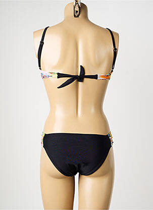 Maillot de bain 2 pièces haut soutien-gorge moulé haut soutien-gorge moulé noir MISS CARAÏBES femme