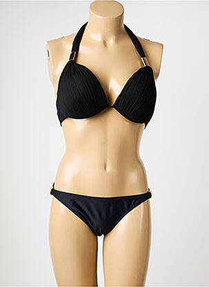 Maillot de bain 2 pièces haut soutien-gorge moulé haut soutien-gorge moulé noir SUN PROJECT femme