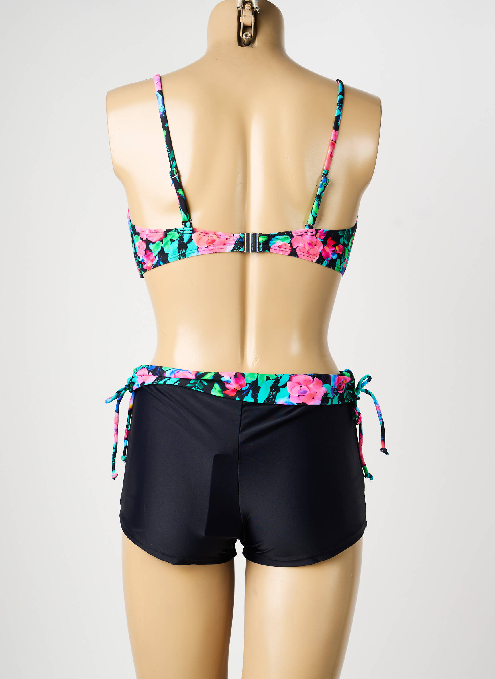 Maillot de bain 2 pièces haut soutien-gorge moulé haut soutien-gorge moulé noir SUN PROJECT femme