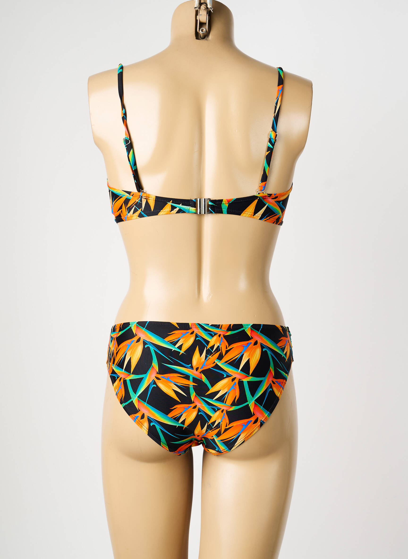 Maillot de bain 2 pièces haut bandeau haut bandeau noir SUN PROJECT femme