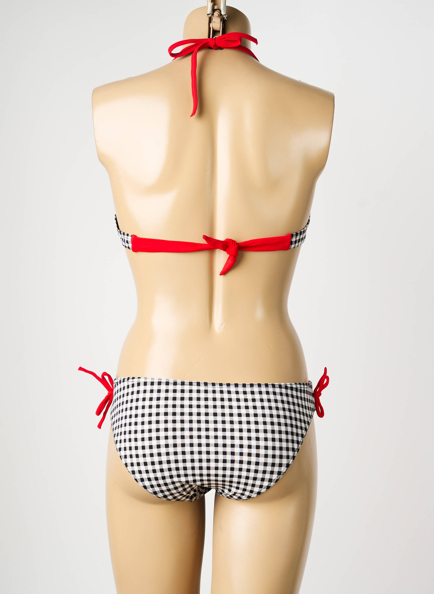 Maillot de bain 2 pièces haut soutien-gorge moulé haut soutien-gorge moulé noir PLATJA femme