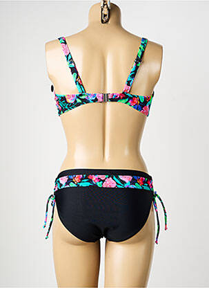 Maillot de bain 2 pièces stretch haut soutien-gorge balconnet noir SUN PROJECT femme