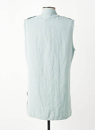 Tunique sans manche sans manche bleu STK femme