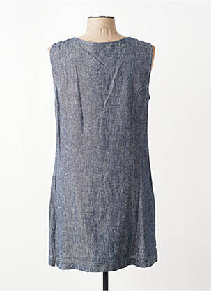 Tunique sans manche coupe cintrée bleu TELMAIL femme