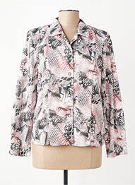 Chemisier coupe cintrée manches longues rose GUY DUBOUIS femme